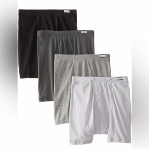 Hanes Ultimate Men's 4-Pack FreshIQ Boxer w/ComfortFlex Black/Grey Size L
